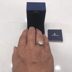 Swarovski Angelique Ring. Size 7